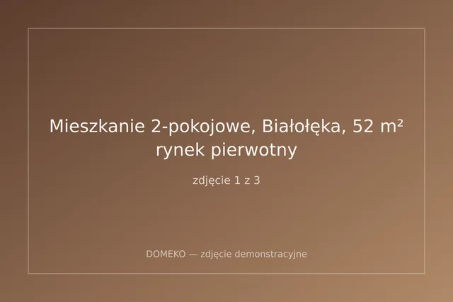 Mieszkanie 2-pokojowe, Białołęka, 52 m², rynek pierwotny