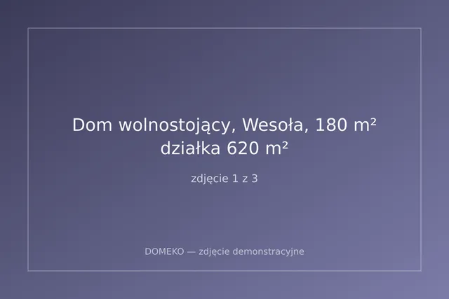 Dom wolnostojący, Wesoła, 180 m², działka 620 m²